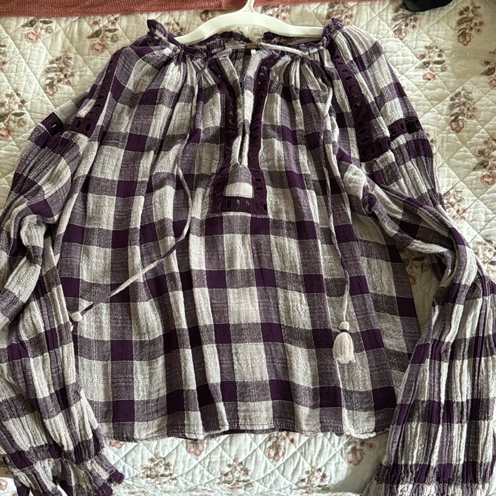 checkered long sleeve